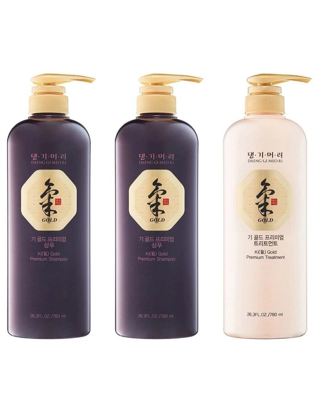 Daeng Gi Meo Ri Ki Gold Premium Hair Set 2 Shampoo 1 Treatment Korean Hair NEW